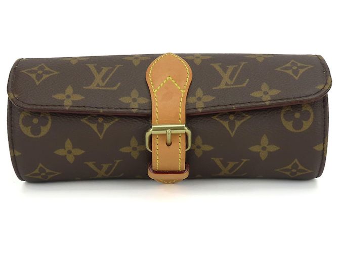 Estuche para reloj Louis Vuitton Monogram marrón Castaño - vista 2