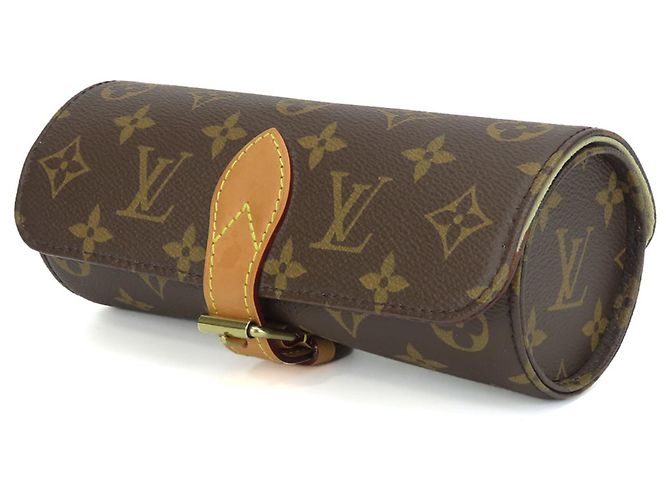 Estuche para reloj Louis Vuitton Monogram marrón Castaño - vista 3