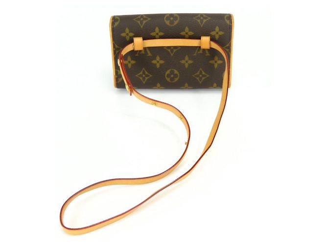 Borsa a vita Pochette Florentine Louis Vuitton Marrone - vista 23