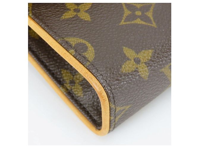 Borsa a vita Pochette Florentine Louis Vuitton Marrone - vista 7