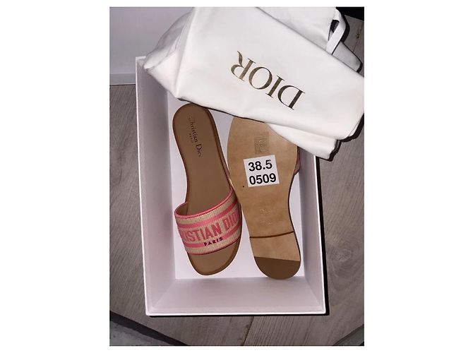 Sandalo Dior Dway Candy Pink 38,5 Rosa Marrone chiaro - vista 2