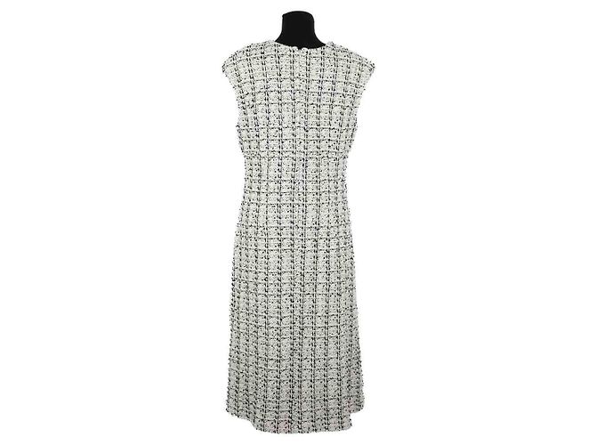Autre Marque Vestido de algodón blanco - vista 4