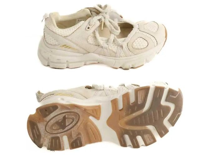 Axel Arigato Sneakers in pelle ecru - vista 5