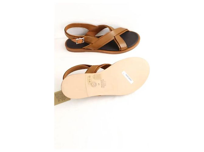 Apc Sandali in pelle cammello - vista 6