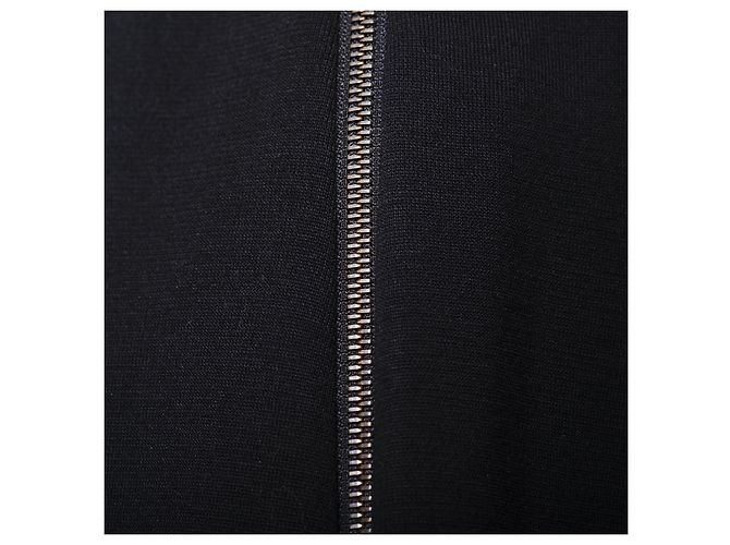Autre Marque Vestido combinado de cuero sintético de lana Dušan Negro - vista 6