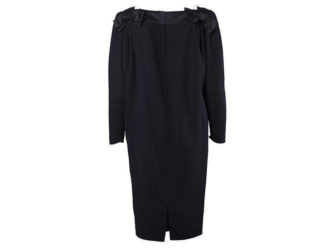 Vintage Kleid Guy Laroche mit schwarzen Flocken - Ansicht 3