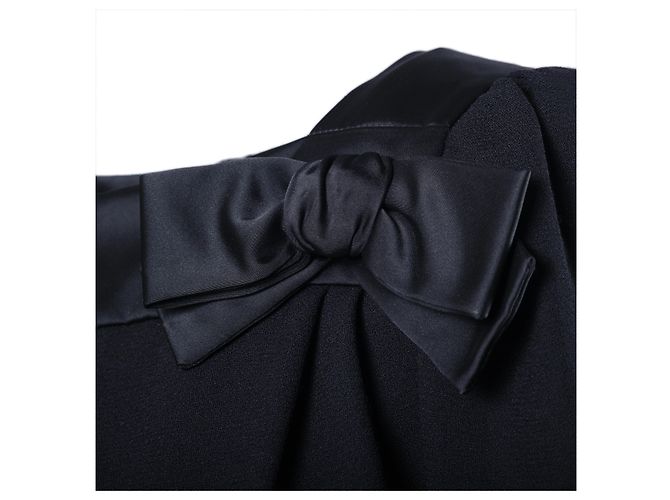 Vintage Kleid Guy Laroche mit schwarzen Flocken - Ansicht 4