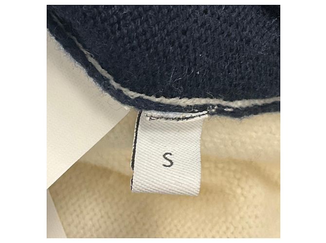 Loewe Navy / Ecru Offenes Rücken-Polo-Pullover Marineblau - Ansicht 5