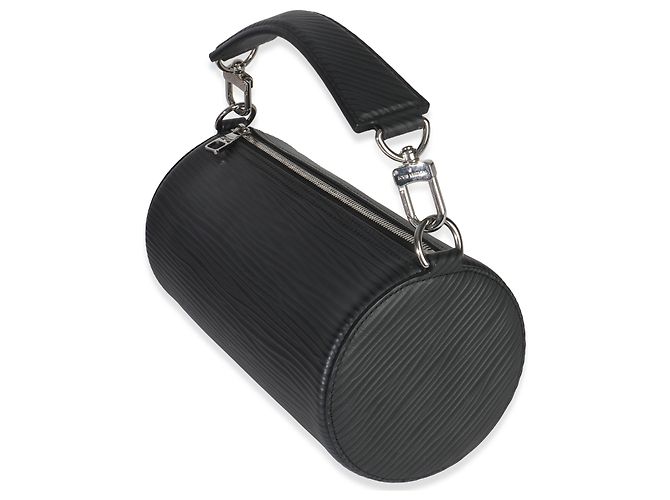 Louis Vuitton Polochon PM in Epi Nero - vista 3