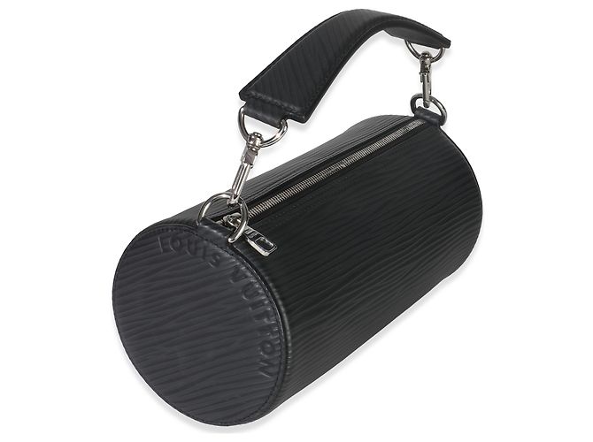 Louis Vuitton Polochon PM in Epi Nero - vista 4