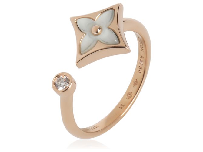 Anello Color Blossom in oro rosa, madreperla e diamanti Louis Vuitton - vista 2