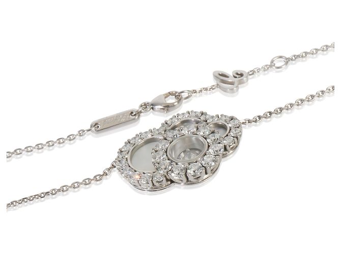 Collar Chopard de oro blanco y diamantes Happy Dreams - vista 4