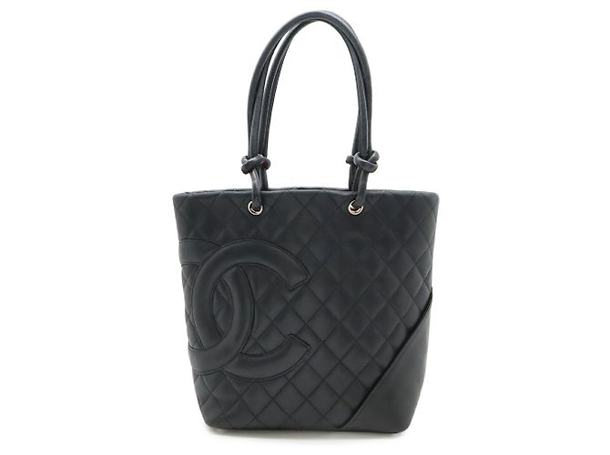 CHANEL Cambon Medium Schultertasche Schwarz - Ansicht 2