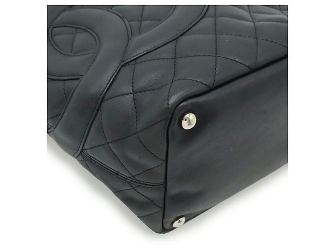 CHANEL Cambon Medium Schultertasche Schwarz - Ansicht 4
