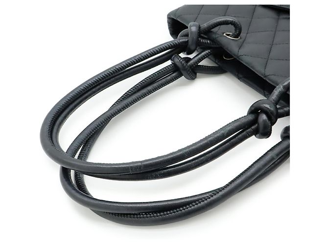 CHANEL Cambon Medium Schultertasche Schwarz - Ansicht 5