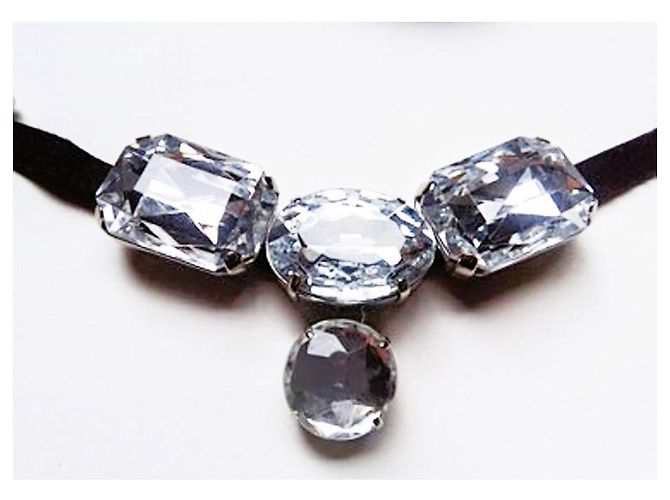 Raffinata parure DOLCE & GABBANA collier orecchini cristalli Argento Multicolore - vista 3