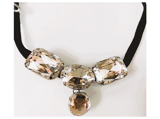 Raffinata parure DOLCE & GABBANA collier orecchini cristalli Argento Multicolore - vista 6