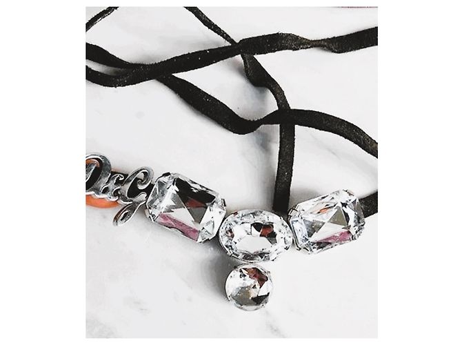 Raffinata parure DOLCE & GABBANA collier orecchini cristalli Argento Multicolore - vista 9