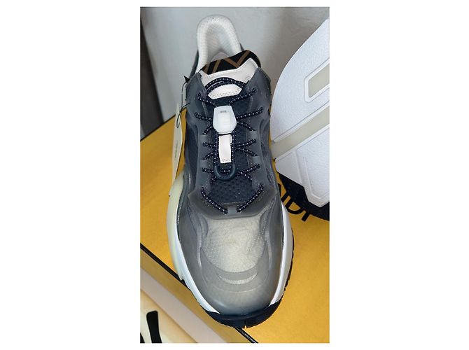 Baskets Fendi Flow en nylon et cuir - vue 6