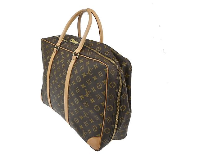 Borsa Sirius Louis Vuitton in tela Monogram 45 Marrone - vista 3
