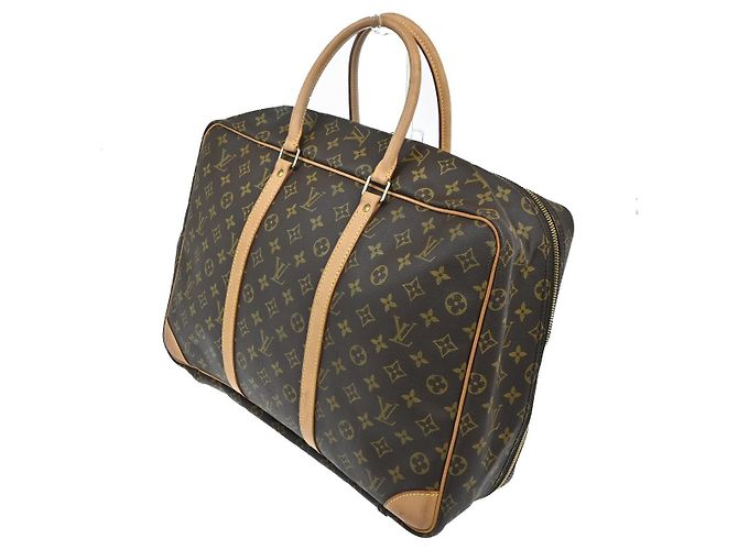 Borsa Sirius Louis Vuitton in tela Monogram 45 Marrone - vista 4