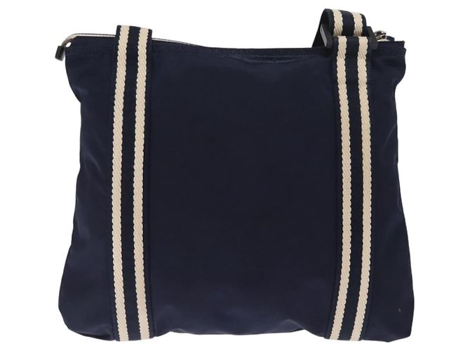 Gucci Vintage GG Coated Canvas Medium Marineblau - Ansicht 2