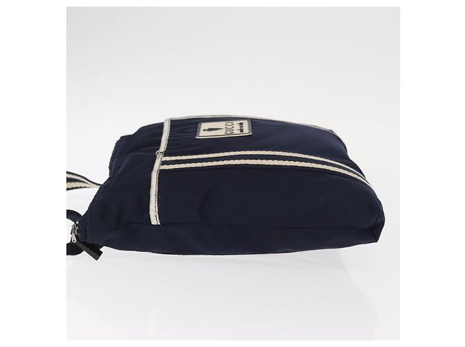 Gucci Vintage GG Coated Canvas Medium Marineblau - Ansicht 4