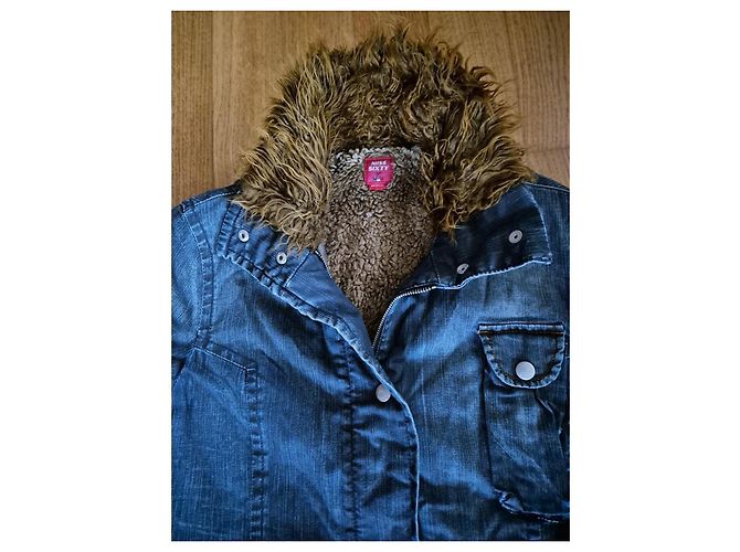 Miss Sixty Denimjacke mit synthetischem Pelzfutter - Ansicht 2