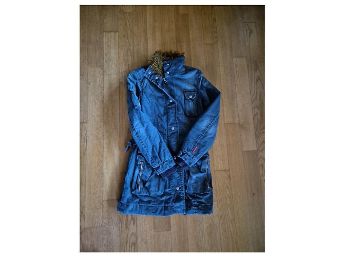 Miss Sixty Denimjacke mit synthetischem Pelzfutter - Ansicht 4