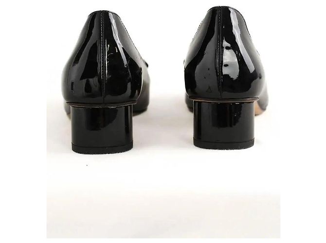 Dior Schwarze Lederabsätze - Ansicht 2