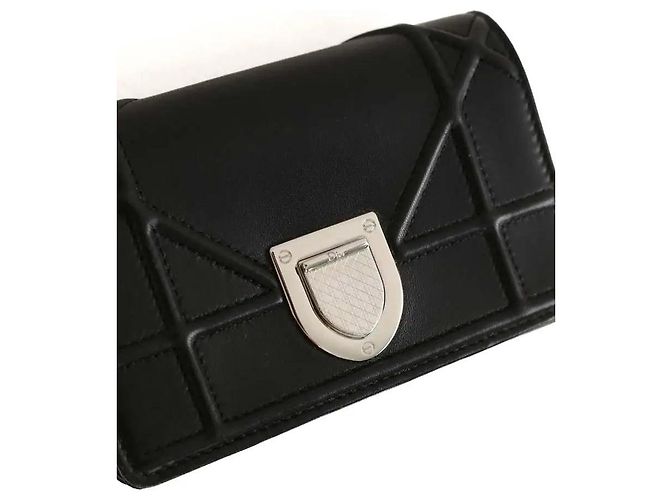 Dior Pochette in pelle nera Nero - vista 2