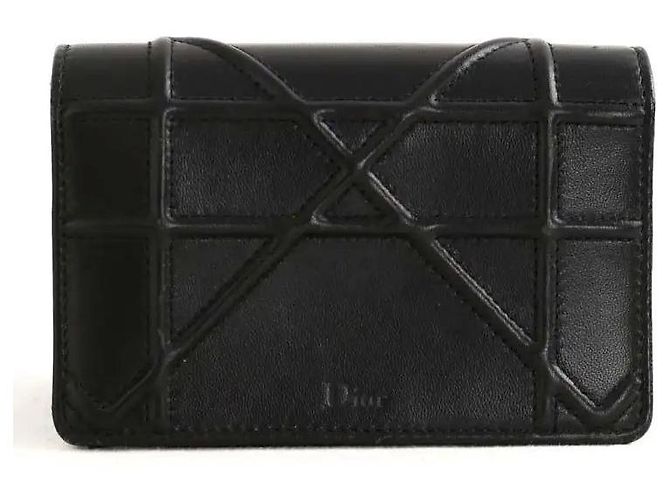 Dior Pochette in pelle nera Nero - vista 4