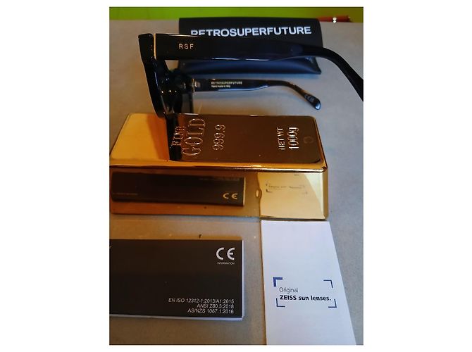 Autre Marque Occhiali Retrosuperfuture (RSF) - Modello Sempre Dej - Set Completo Nero - vista 2