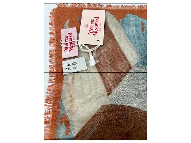 Sciarpa astratta Union Jack Vivienne Westwood (lana e seta) Multicolore - vista 2