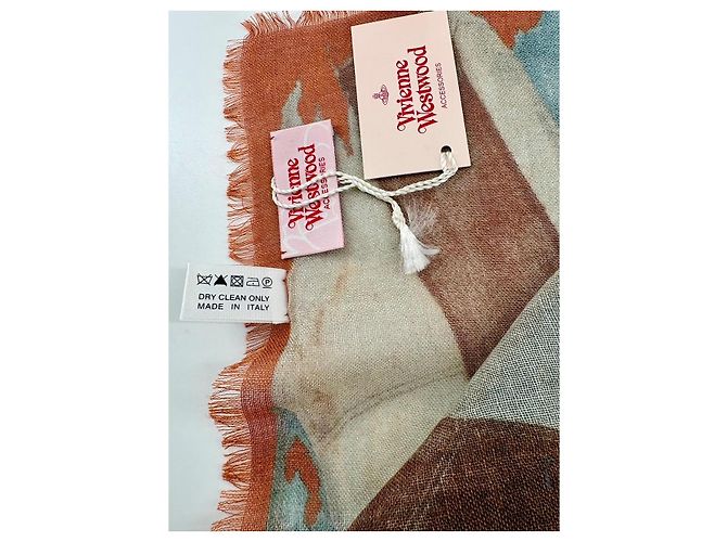 Sciarpa astratta Union Jack Vivienne Westwood (lana e seta) Multicolore - vista 3