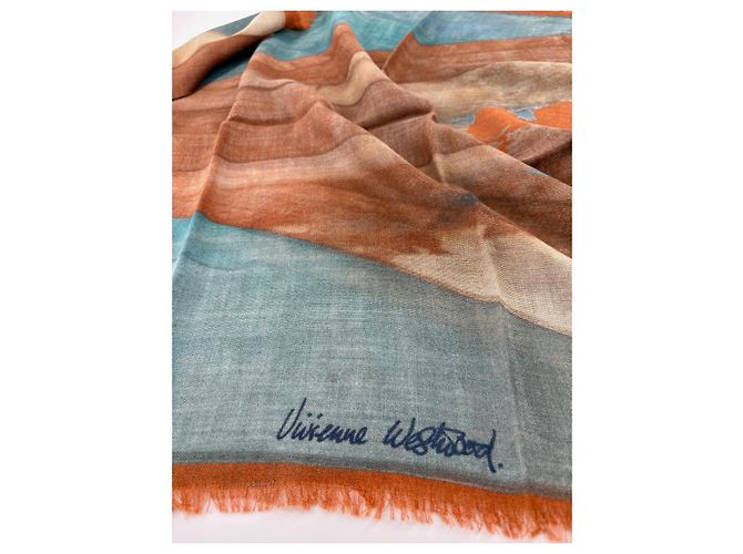 Sciarpa astratta Union Jack Vivienne Westwood (lana e seta) Multicolore - vista 5