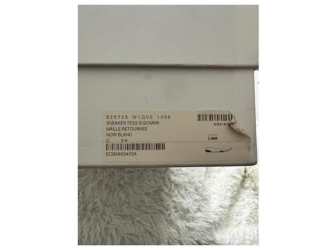 Sneaker Balenciaga Speed Trainer Nero Bianco Giallo - vista 8