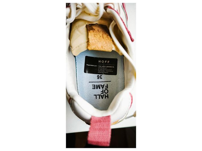 Autre Marque Sneakers Hoff Oslo in suede e pelle bianca e rosa Marrone Bianco - vista 7