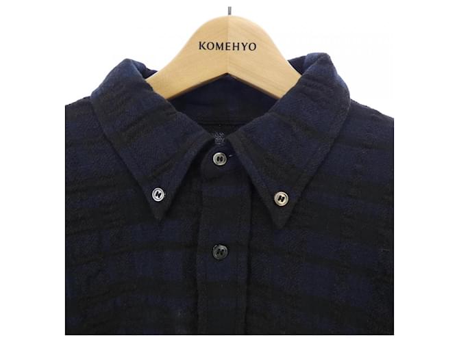 Autre Marque Camisa de algodón Azul Azul marino - vista 5