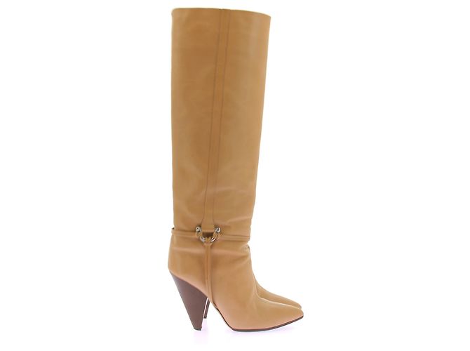 Botas Isabel Marant de piel beige - vista 2