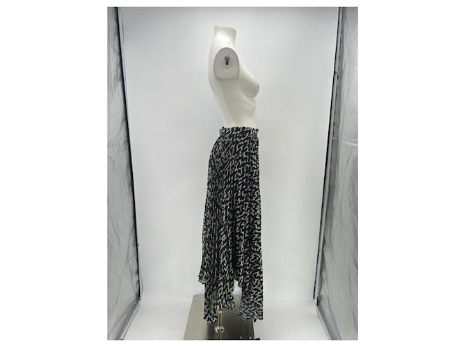 Isabel Marant Falda negra con relámpagos Negro - vista 3