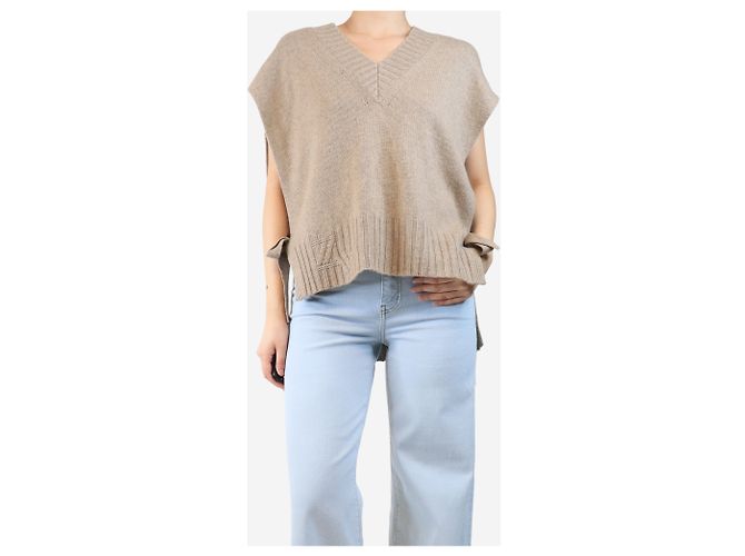 Zadig & Voltaire Chaleco de punto con cuello en V neutro - talla S - vista 3