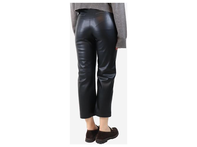 Autre Marque Schwarze Kunstlederhose - Größe UK 8 - Ansicht 3