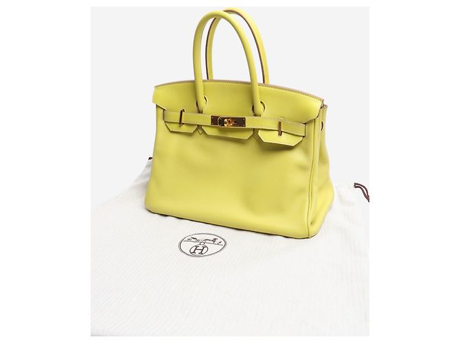Hermès Gelbe Birkin 30 Tasche 2011 - Ansicht 9