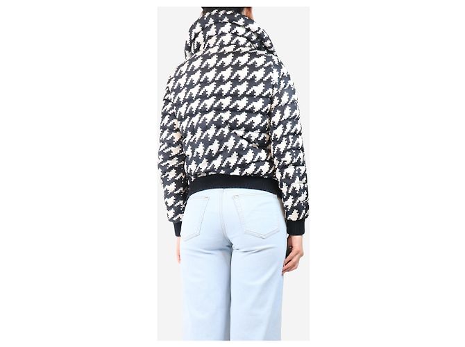 Perfect Moment Black digi houndstooth puffer jacket - size S - view 2