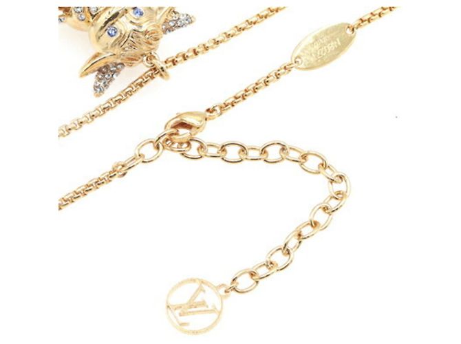 Collar Péndulo de Oro Louis Vuitton Dorado - vista 3