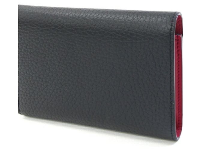 Billetera Compacta Tri-fold Capucines de Louis Vuitton Negro Rosa Multicolor - vista 2