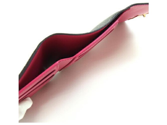 Billetera Compacta Tri-fold Capucines de Louis Vuitton Negro Rosa Multicolor - vista 3