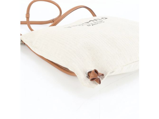 Hermès Hermes Aline D Engraved 2-Way Leather Backpack Beige - view 4