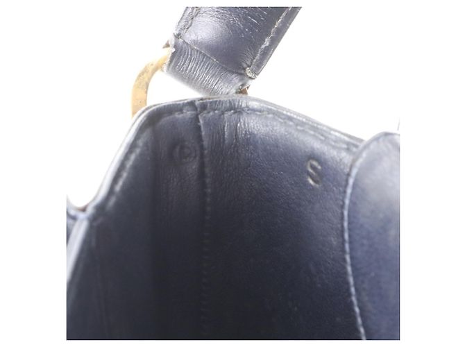 Piano Bolsa de Ombro 2 em 1 de Couro Hermès Azul marinho - vista 11